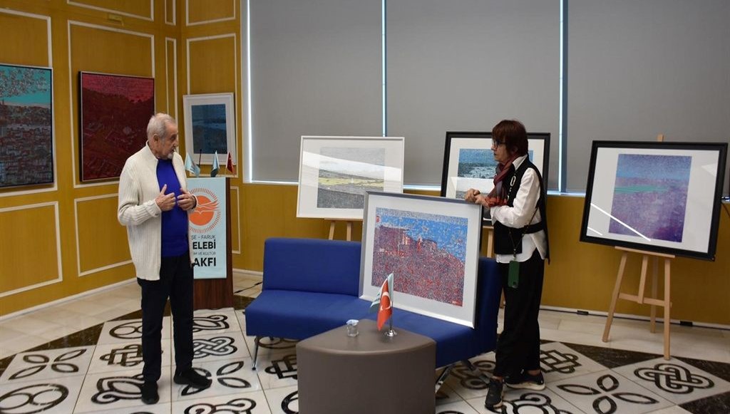 ressam devrim erbil sanatseverlerle bulustu CfKpfr8M