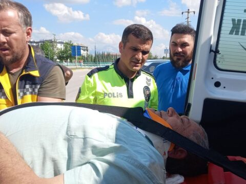 Aksaray’da Motosiklet Kazası